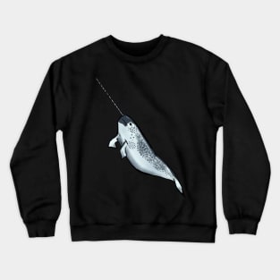 Adorable Leaping Narwhal Crewneck Sweatshirt